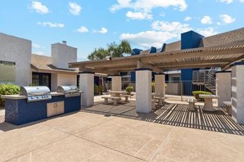 Poolside gazebos